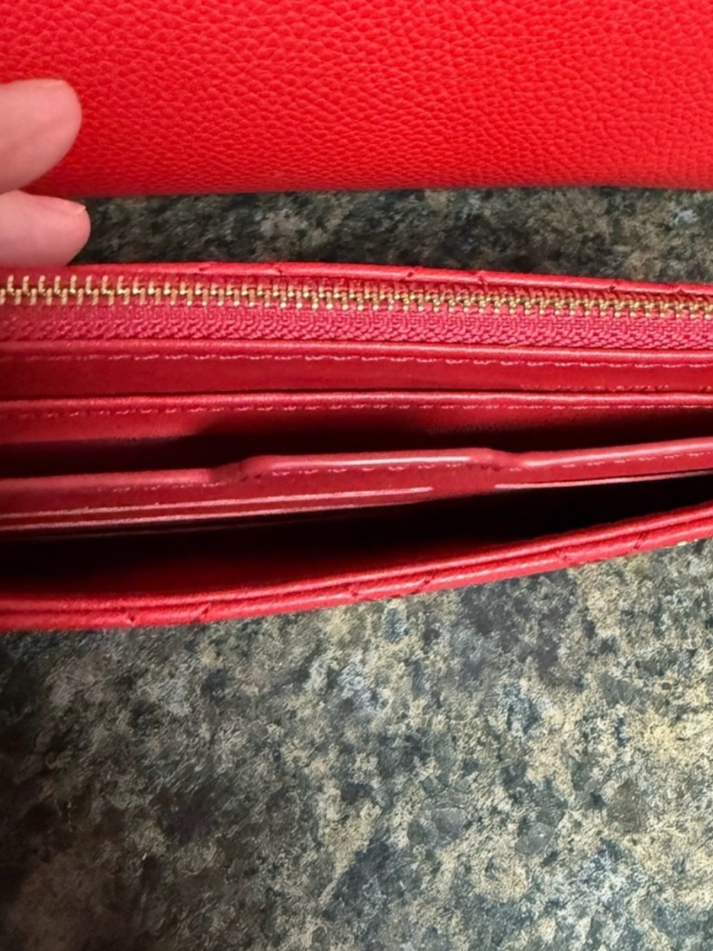 Badgley Mischka bag and wallet. Elegant Red Handbag bag NWT. Wallet NWOT - Picture 10 of 12